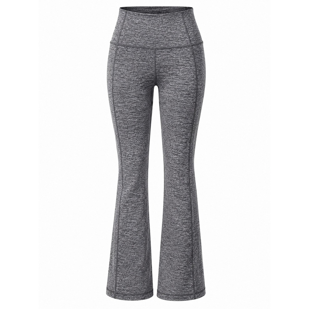 Lululemon Groove High Rise Flare Pants Womens 4 Gray 32.5in Yoga Y2K Athleisure